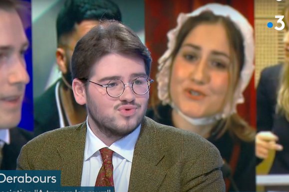 Ilan Volson-Derabours sur le plateau de France 3